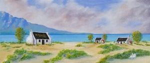 "Seascape With Four Trees"