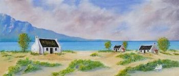 "Seascape With Four Trees"