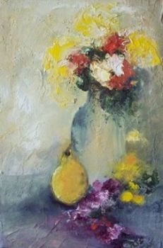 "Flowers In Yellow Small 619"