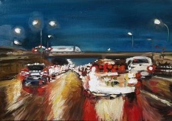 "Wet Cape Town Traffic #7"