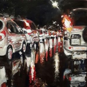 "Wet Cape Town Traffic #10"