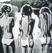 Three Girls Going Swimming
