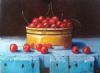 "Cherries in Copper Bowl"