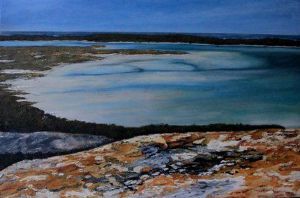 "Seascape at Langebaan Nation Park"