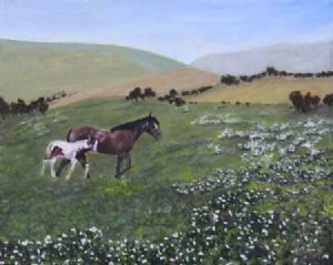 "Landscape With Horse"