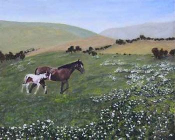 "Landscape With Horse"