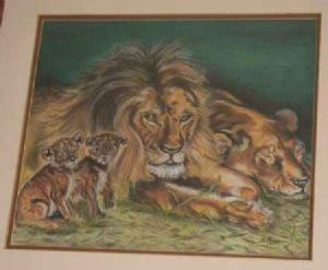 "Lions at Rest"
