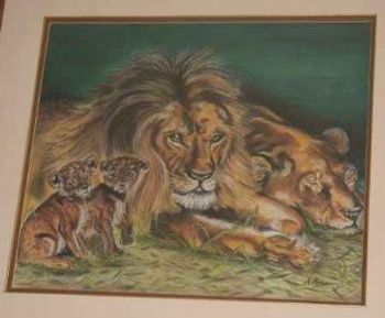 "Lions at Rest"