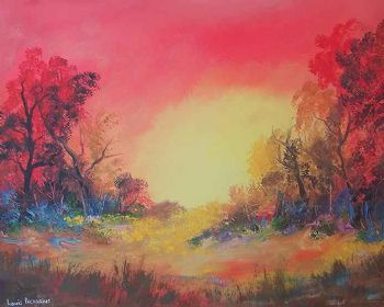 "Trees at Sunset"
