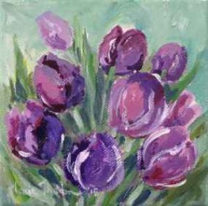 "Purple Tulips"