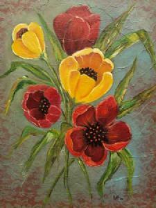 "Red and Yellow Flowers"