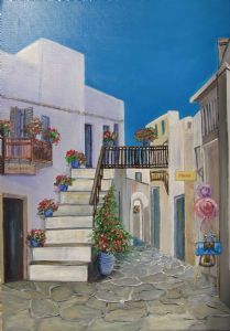 "A Scene at Mykonos"