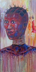 "Portrait of a Ndebele Maiden"