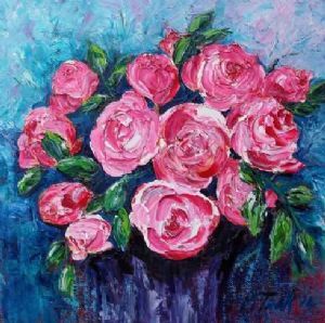 "Impasto Roses"