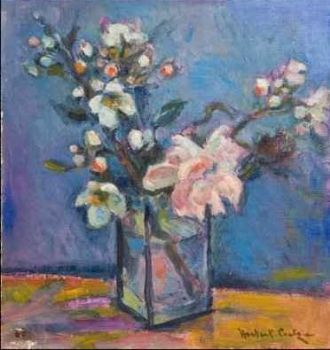 "Flowers In Glass Vase Ref 006"