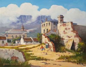 "Cape Town Ruins in Bygone Days"