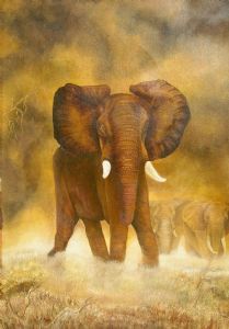 "Young Bull Giclee Print"