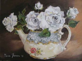 "Five White Roses"