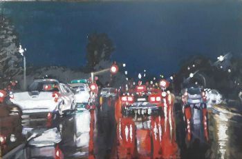 "Wet Cape Town Traffic #13"