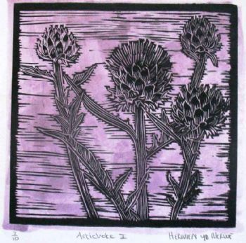 "Artichoke I Light Purple"