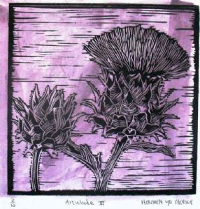 "Artichoke III Light Purple"