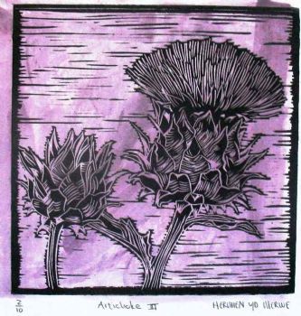 "Artichoke III Light Purple"