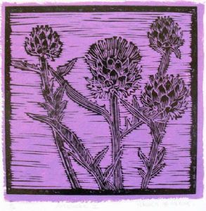 "Artichoke I Purple"