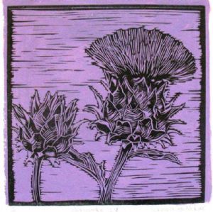 "Artichoke III Purple"