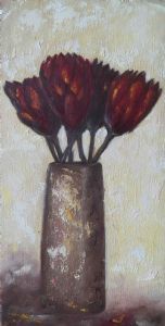 "Proteas in Vase"