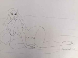 "Voluptuous Nude"