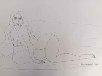 "Voluptuous Nude"