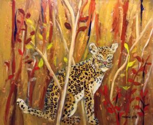 "Leopard In Gold"