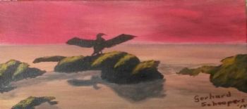 "Cormorant Drying Its Wings 1"