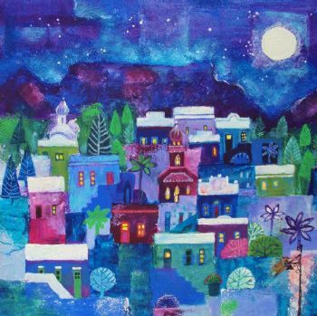 "Moonlight in the Malay Quarter Cape Town "