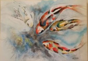 "Koi Feeding Frenzy"