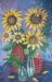 Sunflower and Vase