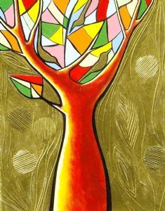 "Tree of Life - Small Gold"