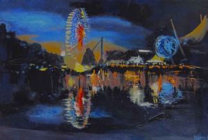 "Summer Night at Olympiapark"