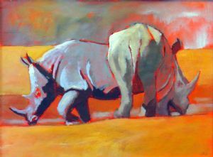 "Rhinos in Red"