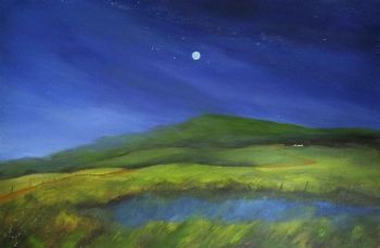 "Full Moon over the Mountain"
