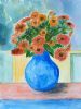 "Asters and Roses"