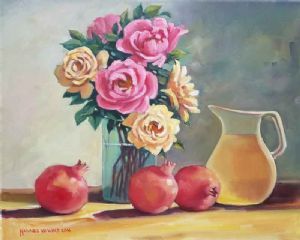 "Still Life with Pomegranates"