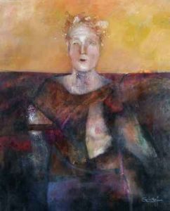 "Woman with Wreath"