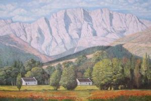 "Franschoek Mountain Scenery"