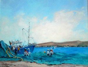 "St Helena Bay - Time to Repair the Nets"