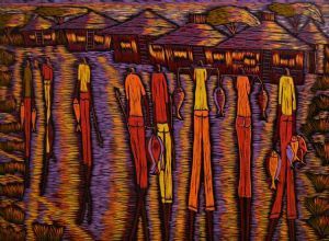 "Village Life VII"
