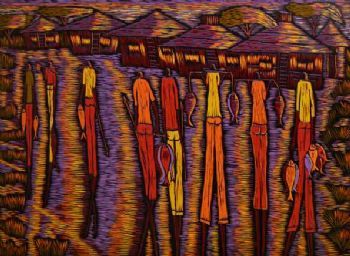 "Village Life VII"