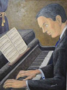 "Pianist Playing The Piano"