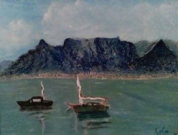 "Boats in Table Bay"