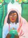 Indian Girl with Papaya